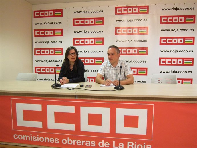Rodero y Ruano de CCOO analizan brecha salarial