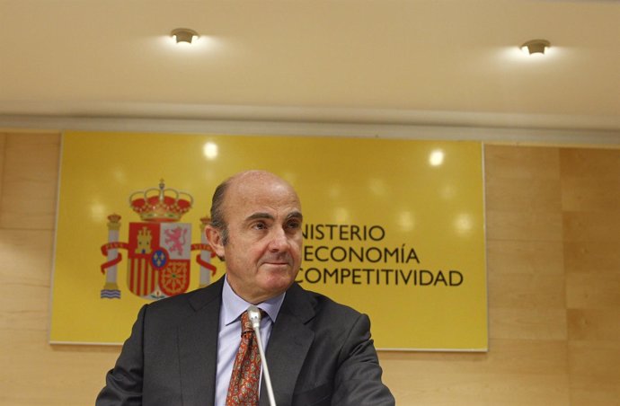 El ministro de Economía y Competitividad en funciones, Luis de Guindos