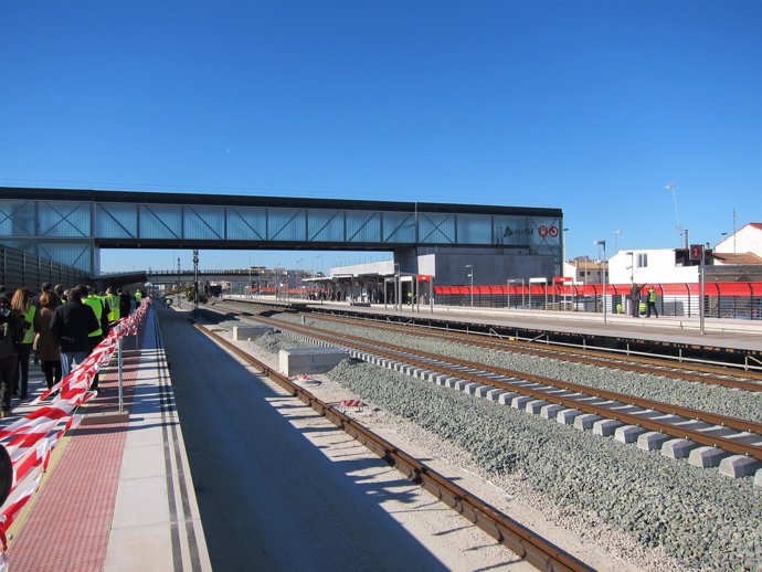 Obras del AVE a Murcia. Estación de Beniel. Alta Velocidad