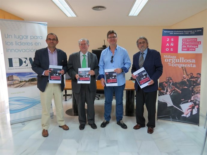 Felipe Romera, Manuel Hernández, Juan Carlos Ramírez y Carlos de Mesa