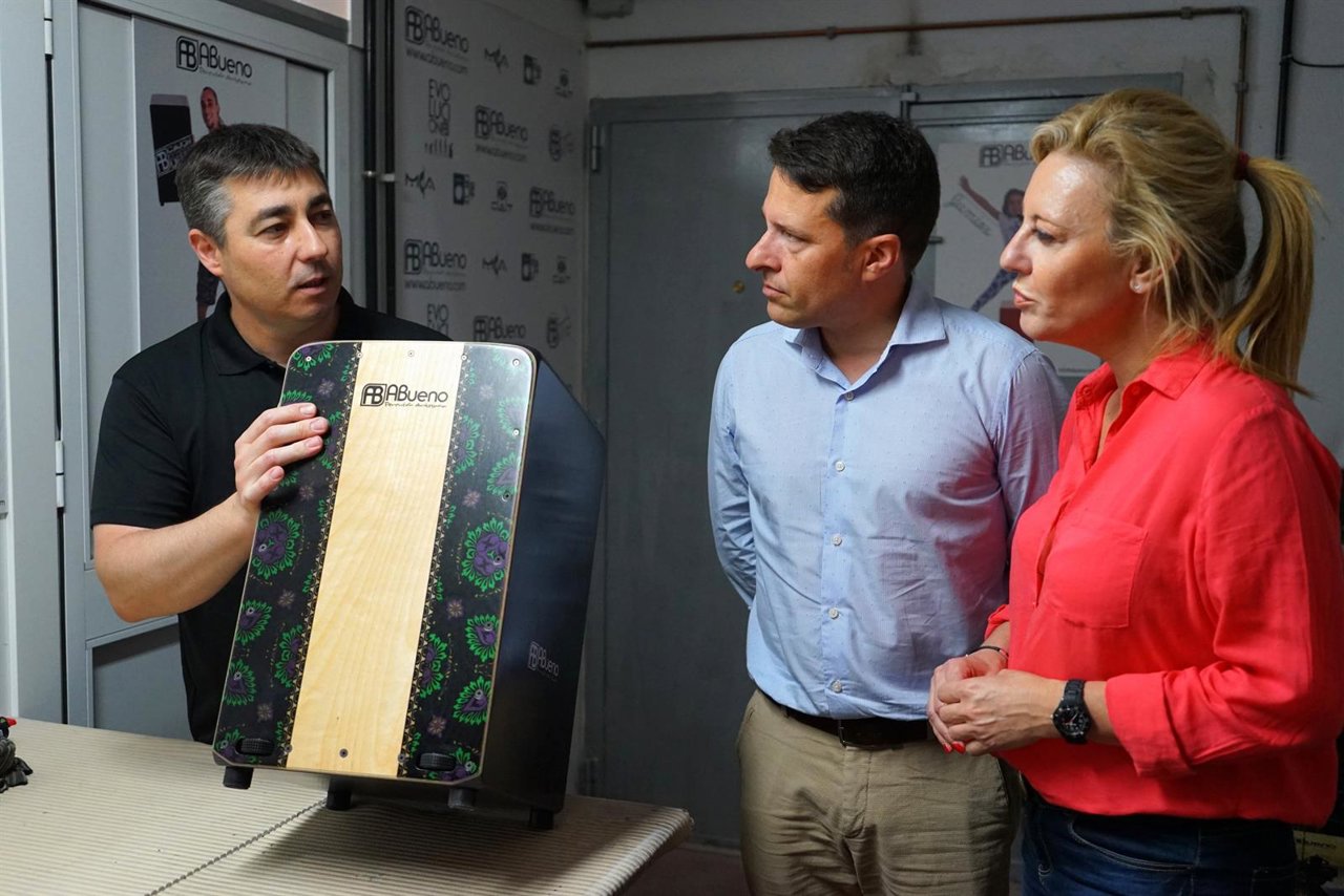 Carolina España en el municipio malagueño de Torrox 