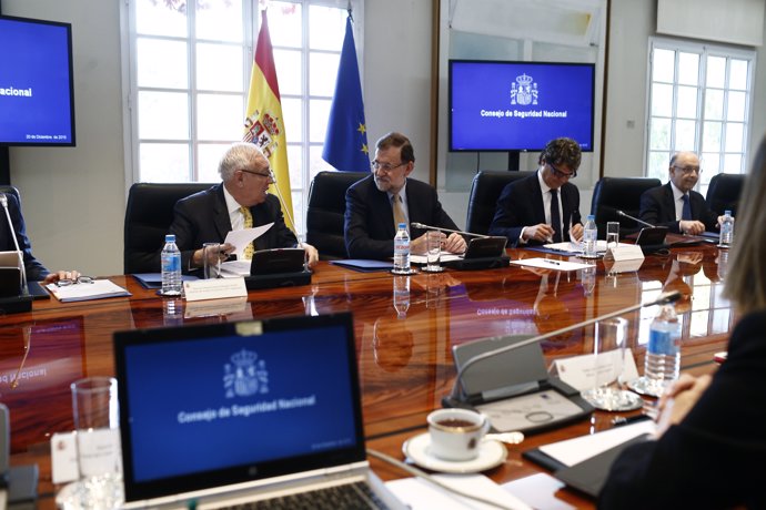 Rajoy preside en Moncloa la reunión del Consejo de Seguridad Nacional