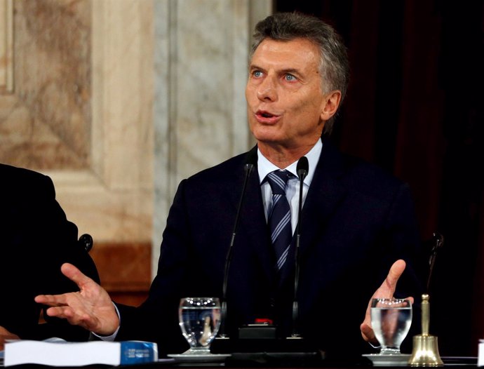 El presidente argentino, Mauricio Macri