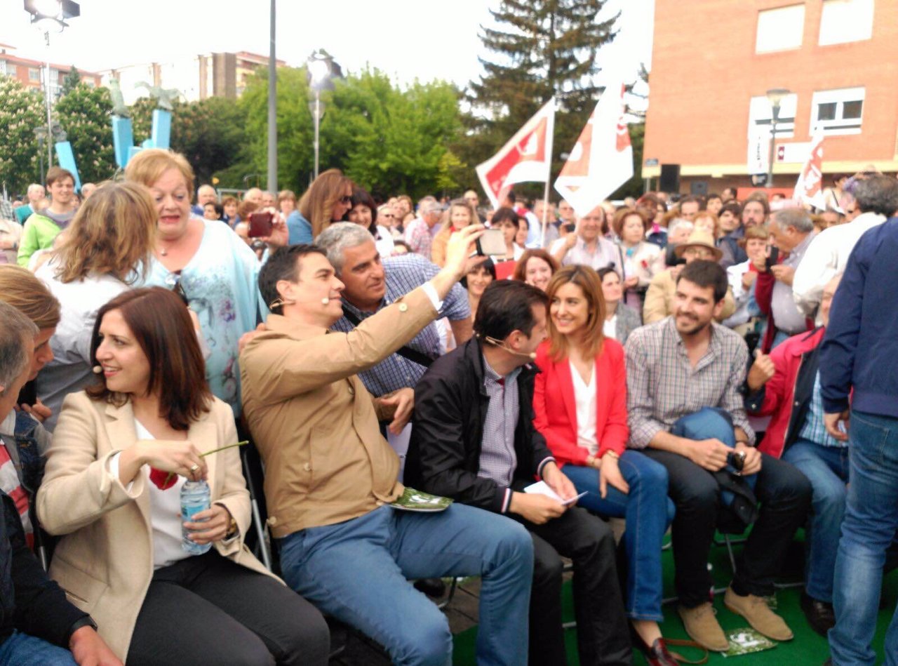 Pedro Sánchez en Burgos