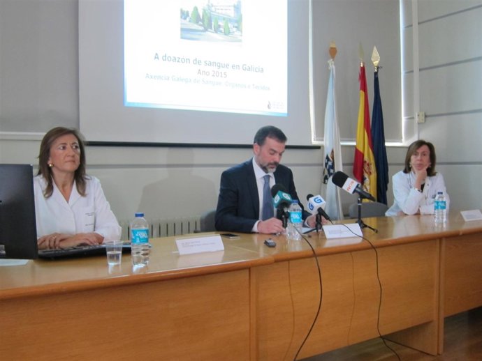 Rueda de prensa de la Axencia Galega de Sangue