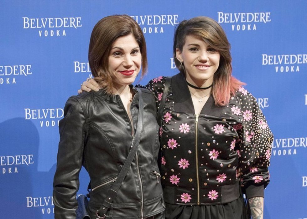 Angy e Irene Fernández durante la fiesta Belvedere vodka