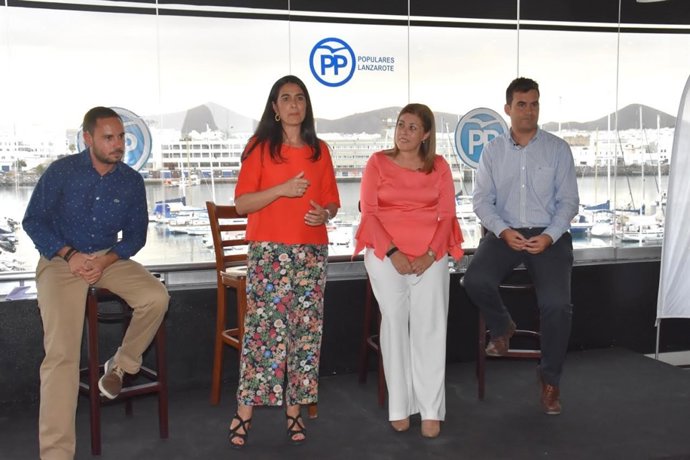 La cabeza de lista del PP al Congreso por Las Palmas, Mª Carmen Hernández Bento