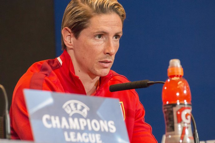Fernando Torres, Rueda de Prensa, Atlético de Madrid-Bayern de Múnich