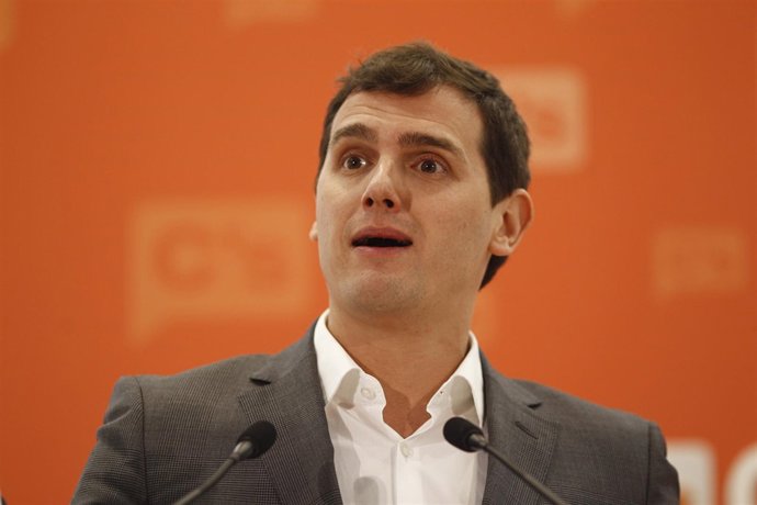 Albert Rivera en rueda de prensa