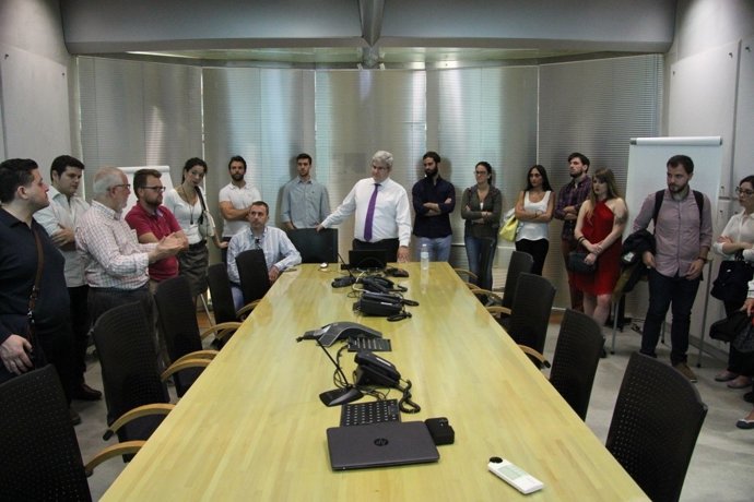 ALUMNOS DE LA ESCUELA TECNICA SUPERIOR DE INGENIERIA DE EDIFICACION VISITAN EL C