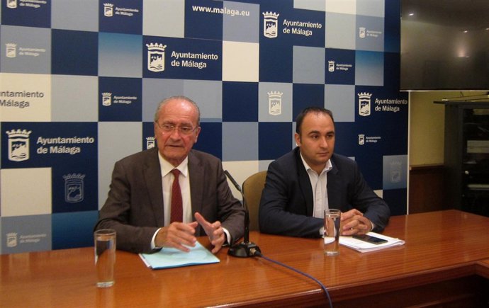 El alcalde de Málaga, Francisco de la Torre, y Mario Cortés