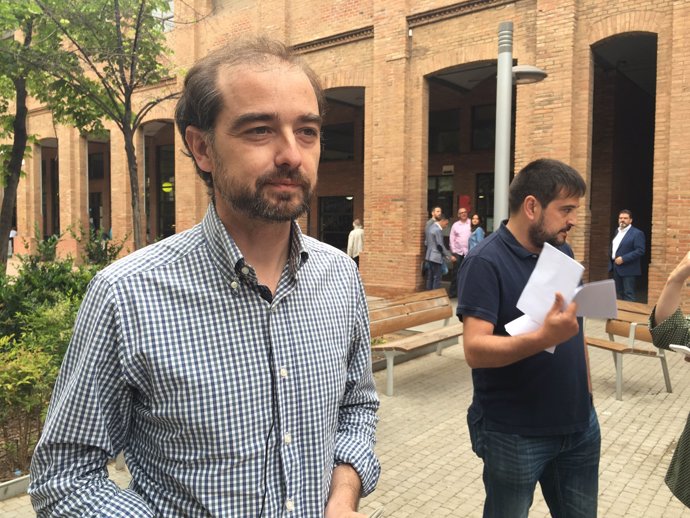 El concejal de CiU en Barcelona y voluntario de Demòcrates, Gerard Ardanuy