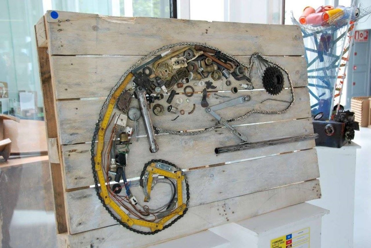 Una de las obras elaboradas por un alumno