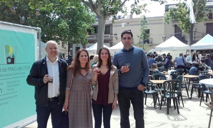 Inés Arrimadas, en la Fira del Vermut de Catalunya