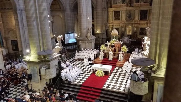 Toma de posesión del nuevo obispo de Jaén