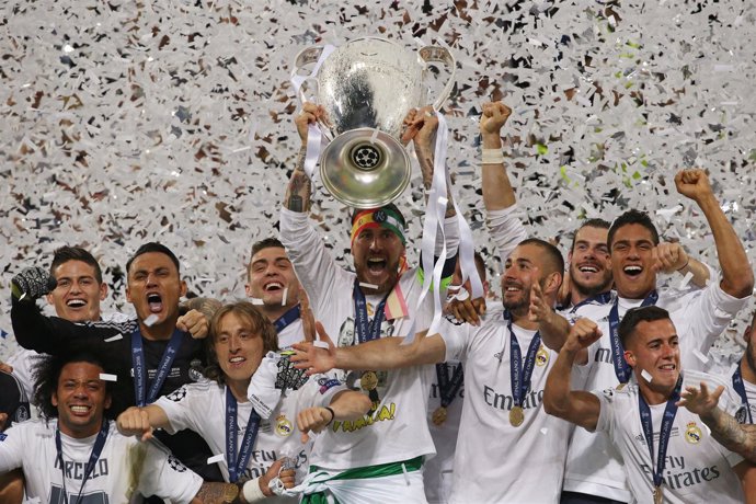 Sergio Ramos celebración Champions Liga Campeones
