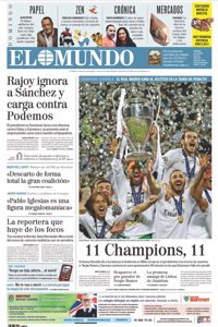 Primeras páginas de los diarios de este domingo