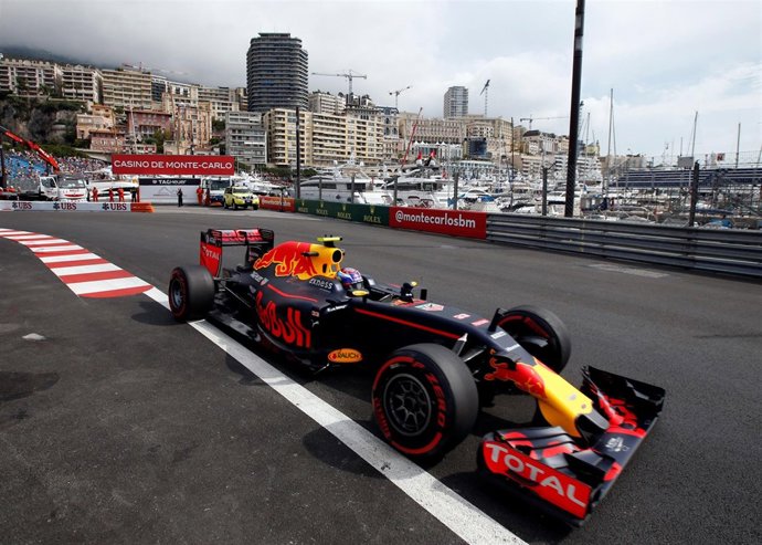 Max Verstappen (Red Bull) en Mónaco