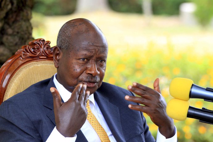 El presidente de Uganda, Yoweri Museveni