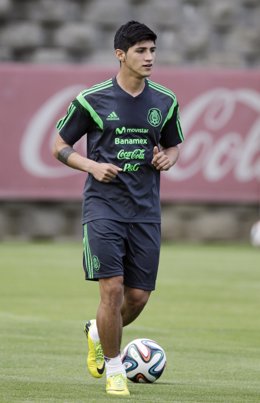 El futbolista mexicano Alan Pulido