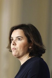 Santamaría, sobre si Rajoy se ha dedicado a "leer el Marca": "Hay expresiones que sobran"