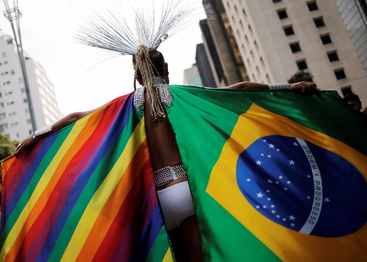 Desfile orgullo gay Sao Paulo