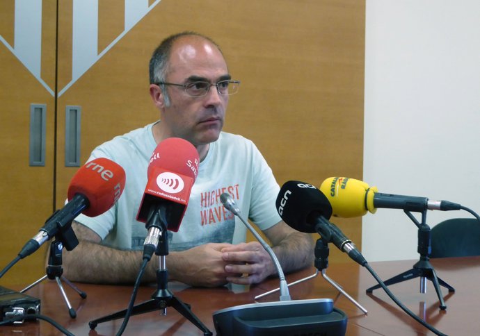 El concejal de espacio Público del Ayuntamiento de Sabadell, Xavier Guerrero