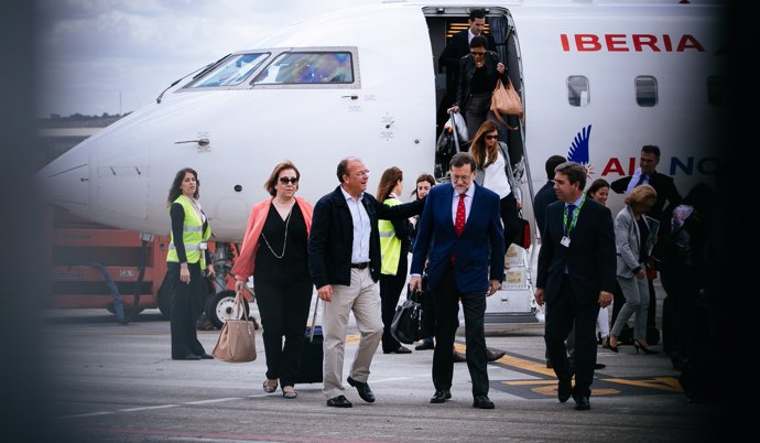Rajoy llega a Badajoz