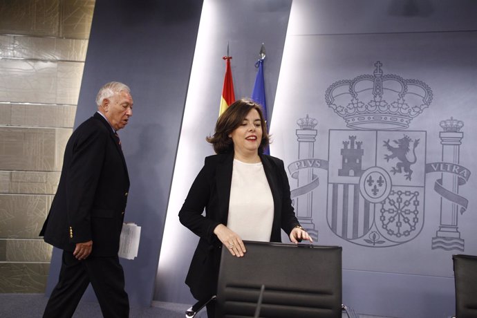 Soraya Sáenz de Santamaría y José Manuel García Margallo
