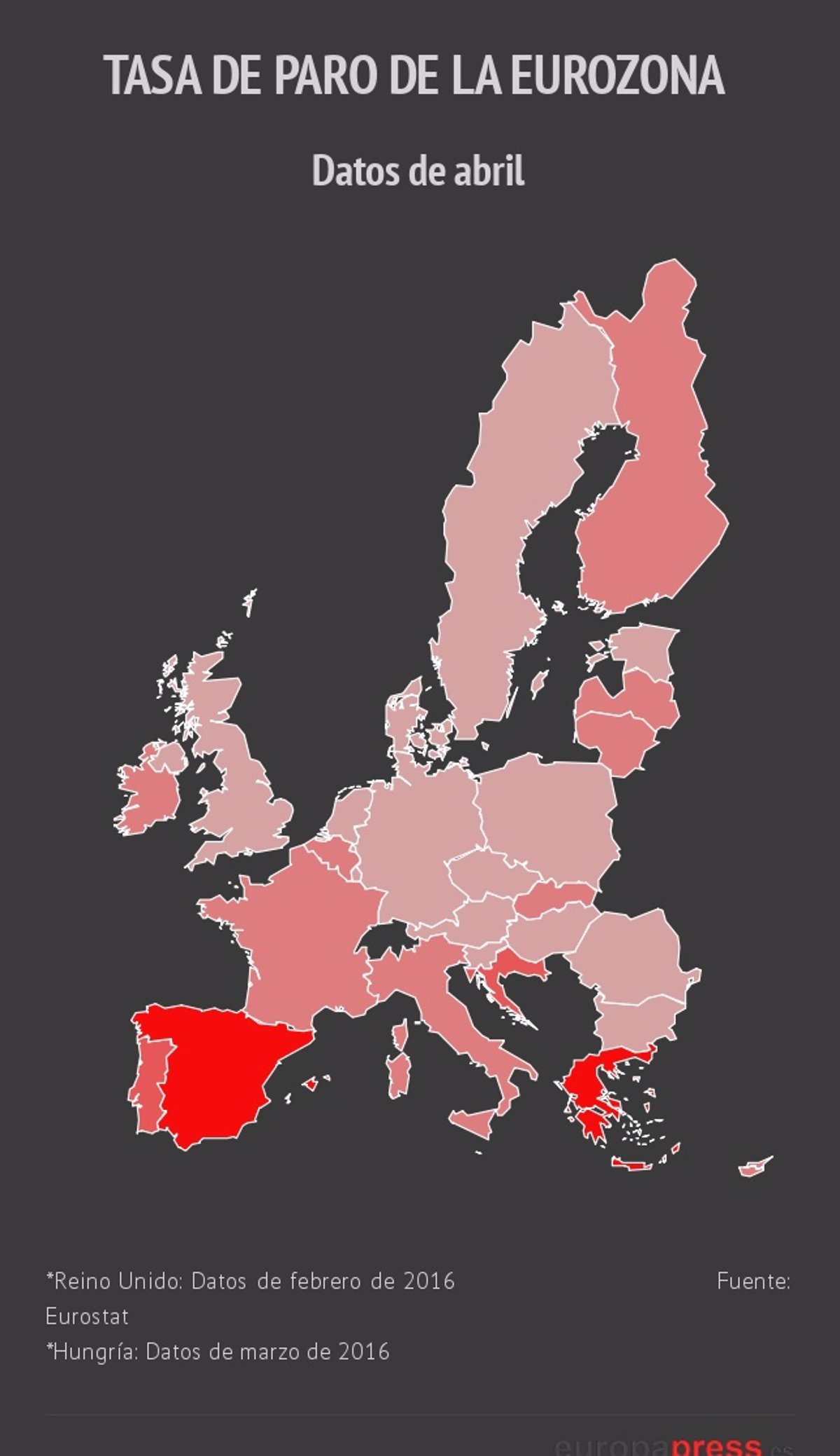 La Tasa De Paro De La Eurozona Repite En El 10,2% En Abril, Su Mejor ...