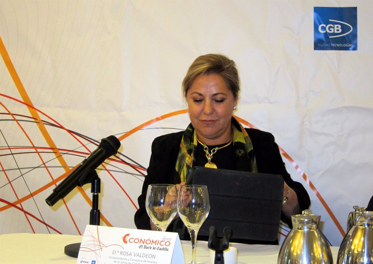Rosa Valdeón en el foro económico El Norte de Castilla 