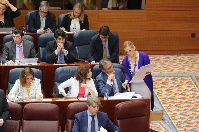 Cristina Cifuentes en la Asamblea de la Comunidad de Madrid