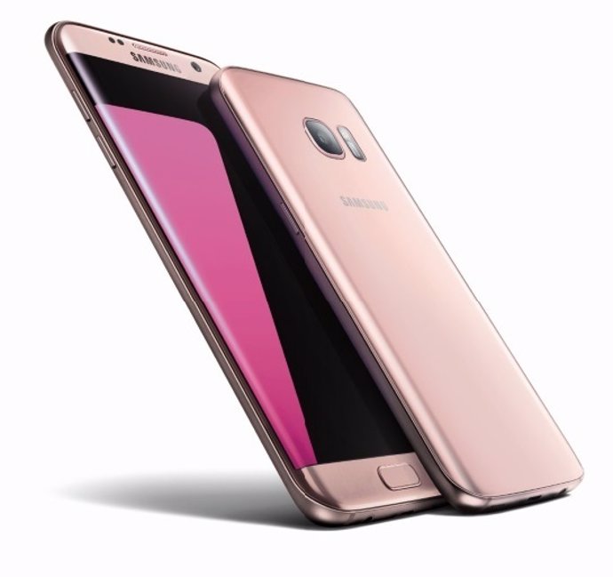 Galaxy S7 y S7 edge en rosa