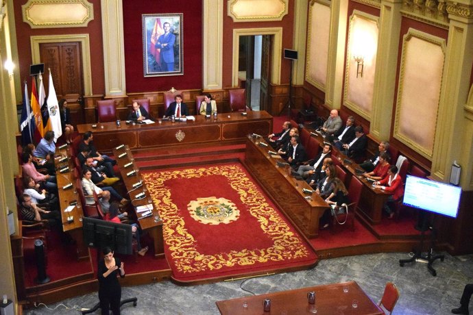 Pleno del Ayuntamiento de Santa Cruz de Tenerife