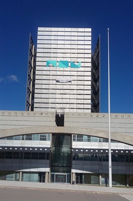 Imagen de las instalaciones de RTVV cerradas 