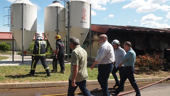 Incendio en el CITA de Segorbe
