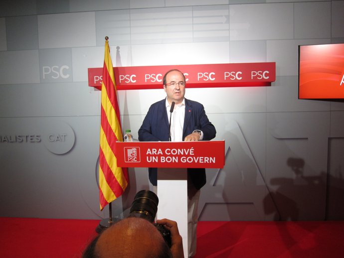 El secretario general del PSC, Miquel Iceta