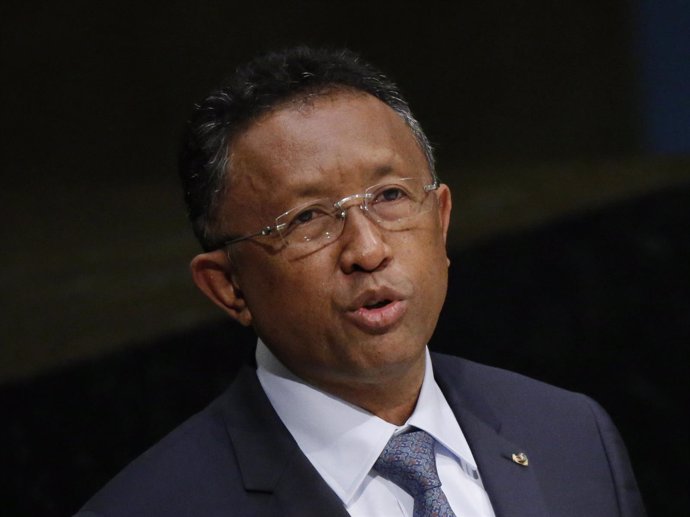 El presidente de Madagascar, Hery Rajaonarimampianina