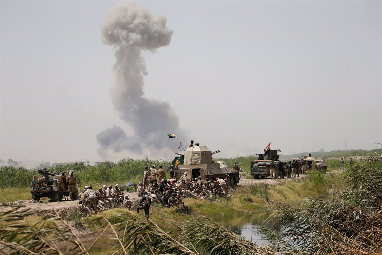 Enfrentamientos cerca de la ciudad de Faluya, en Irak