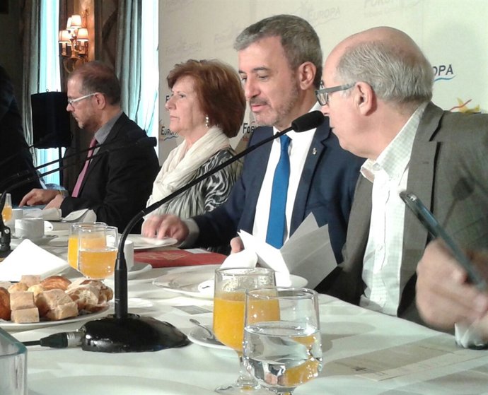 El segundo teniente de alcalde Jaume Collboni