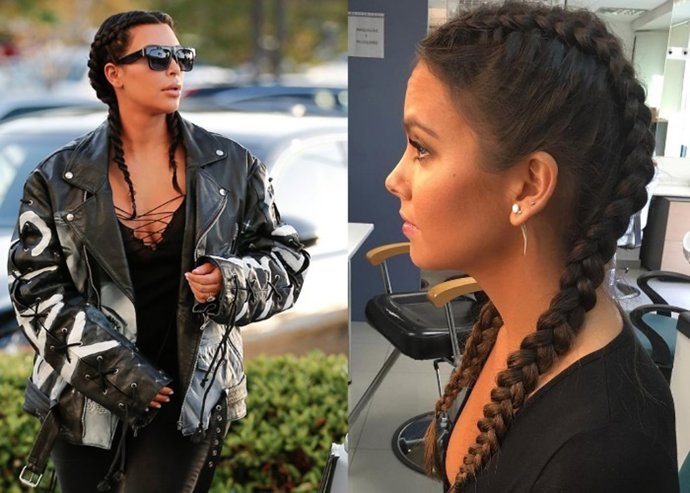 La tendencia del verano son las trenzas boxer braids como las de Kim o Pedroche