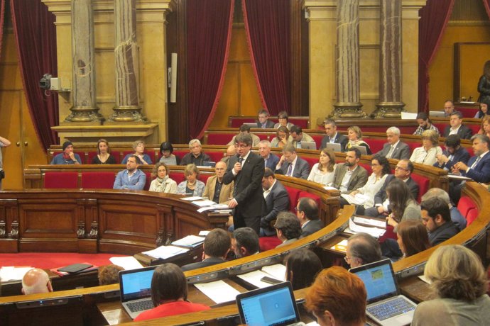 El presidente de la Generalitat, Carles Puigdemont