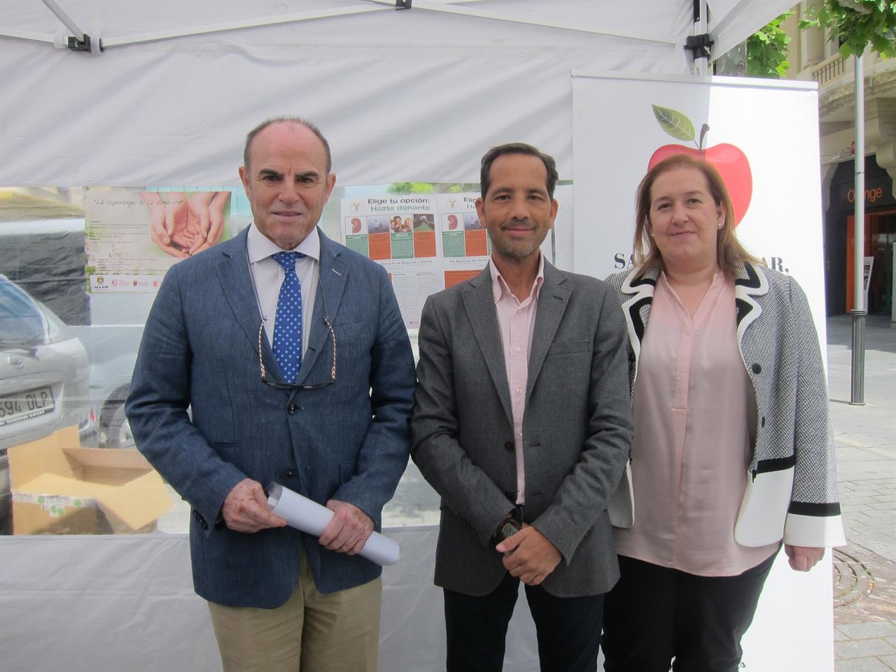 Presentación de una campaña de ALCER Navarra por el Día Nacional del Donante.