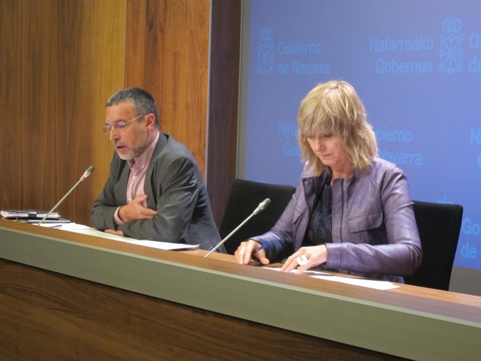 Miguel Laparra y Ana Ollo.