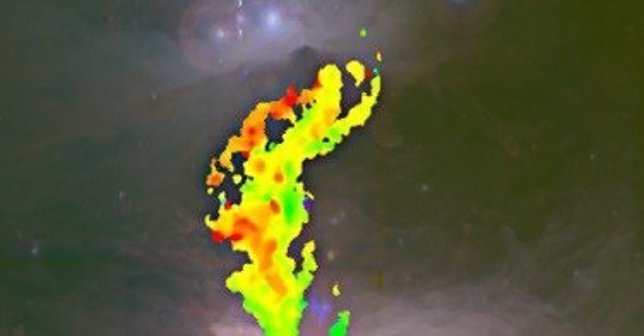 Detalle de la nube de Orión