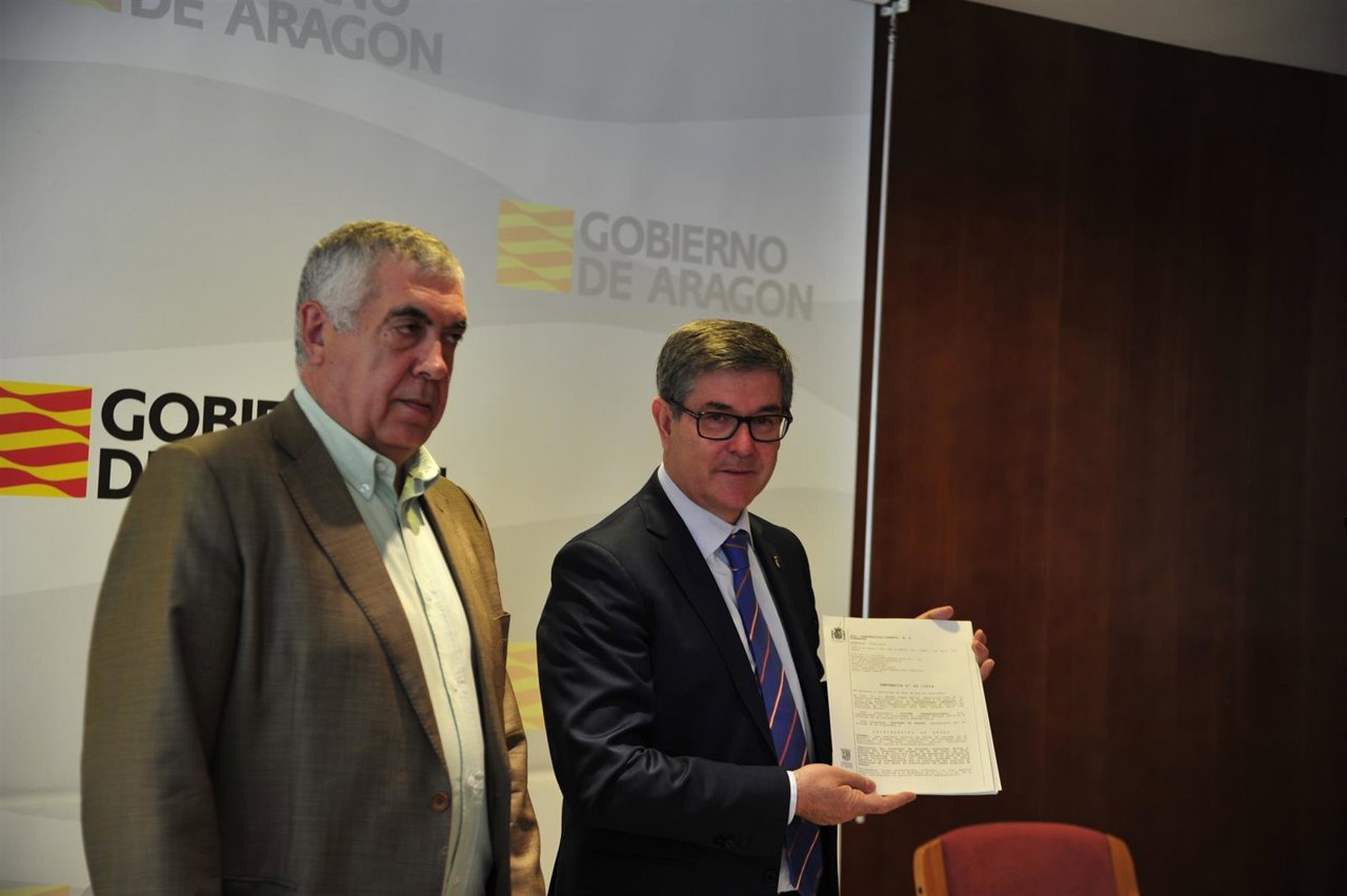 Antonio Arrufat y Vicente Guillén, en Teruel