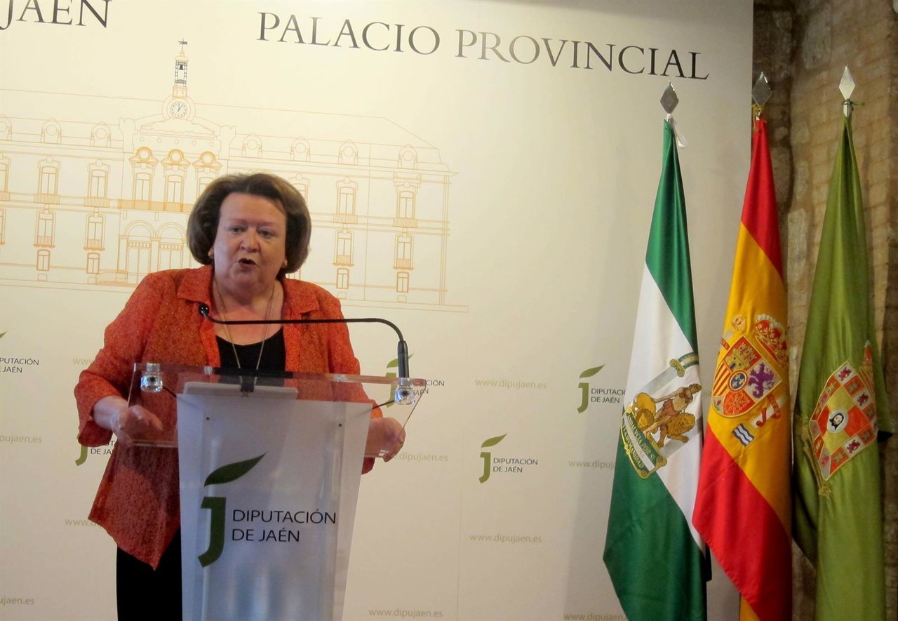 La vicepresidenta primera de la Diputación de Jaén, Pilar Parra.