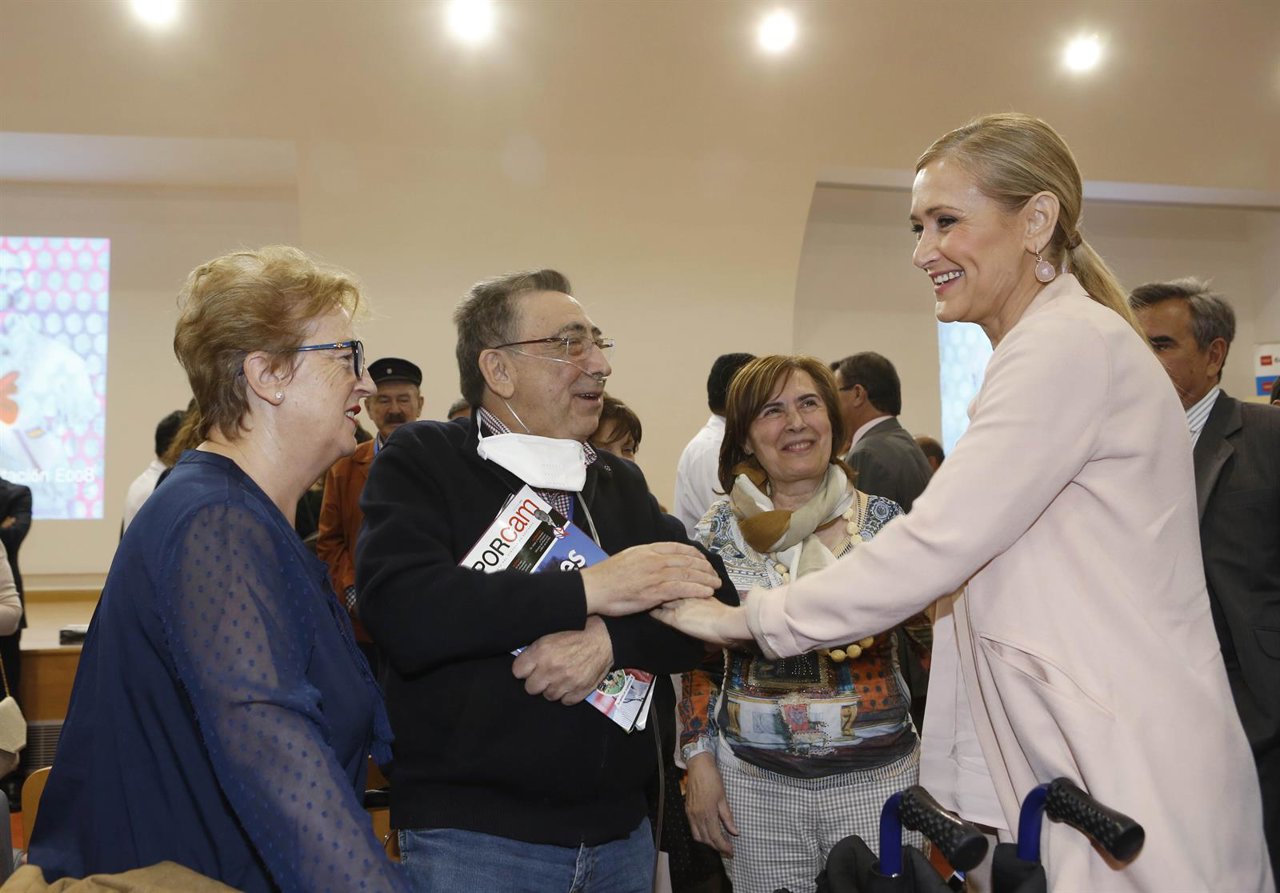 Cifuentes durante el acto