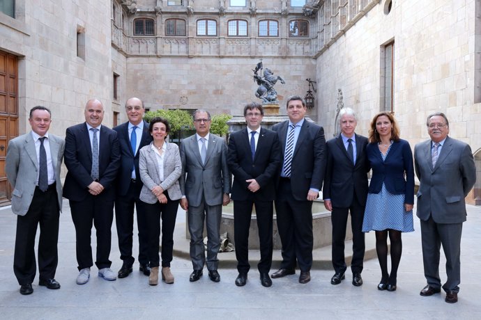 Comertia se ha reunido con el presidente de la Generalitat, Carles Puigdemont.