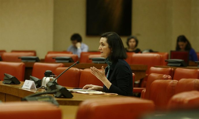 Nuria Díaz Abad, jurista del CGPJ, en el Congreso